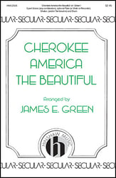 Cherokee America the Beautiful Three-Part Treble choral sheet music cover